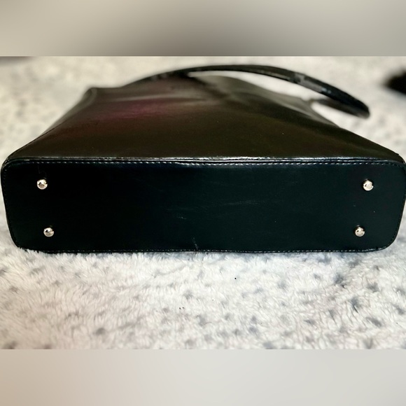 Vintage Gucci Black Leather Shoulder Bag – Made in Italy - Picture 6 of 12